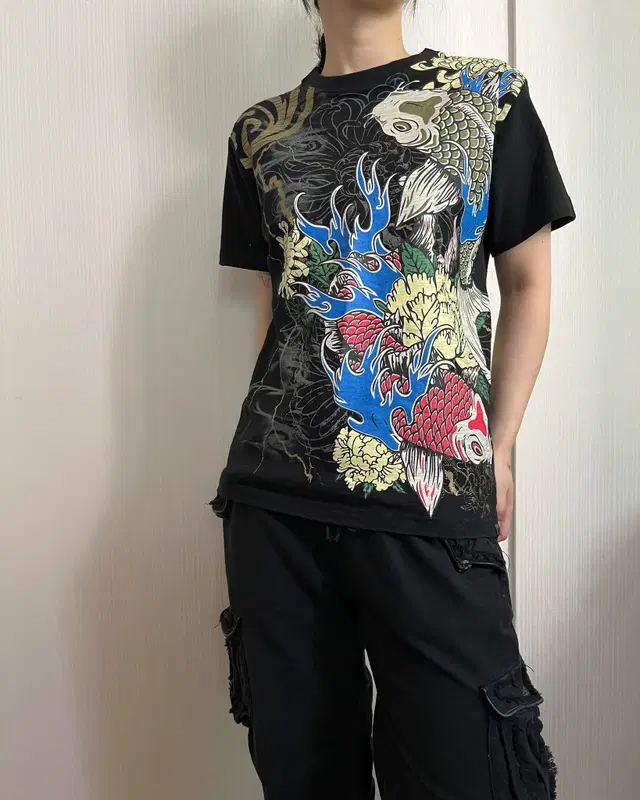 Oriental full printing t shirt