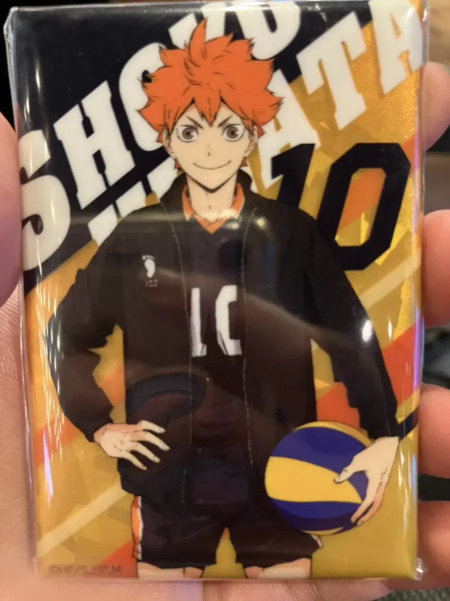 Haikyuu hinata Metal Can Badge