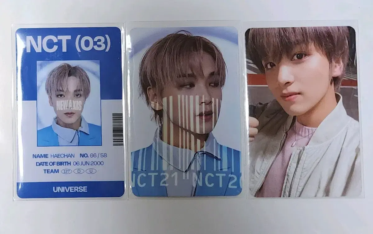 NCT NCT Universe ID kard Photo Card Set haechan photocard Full Set