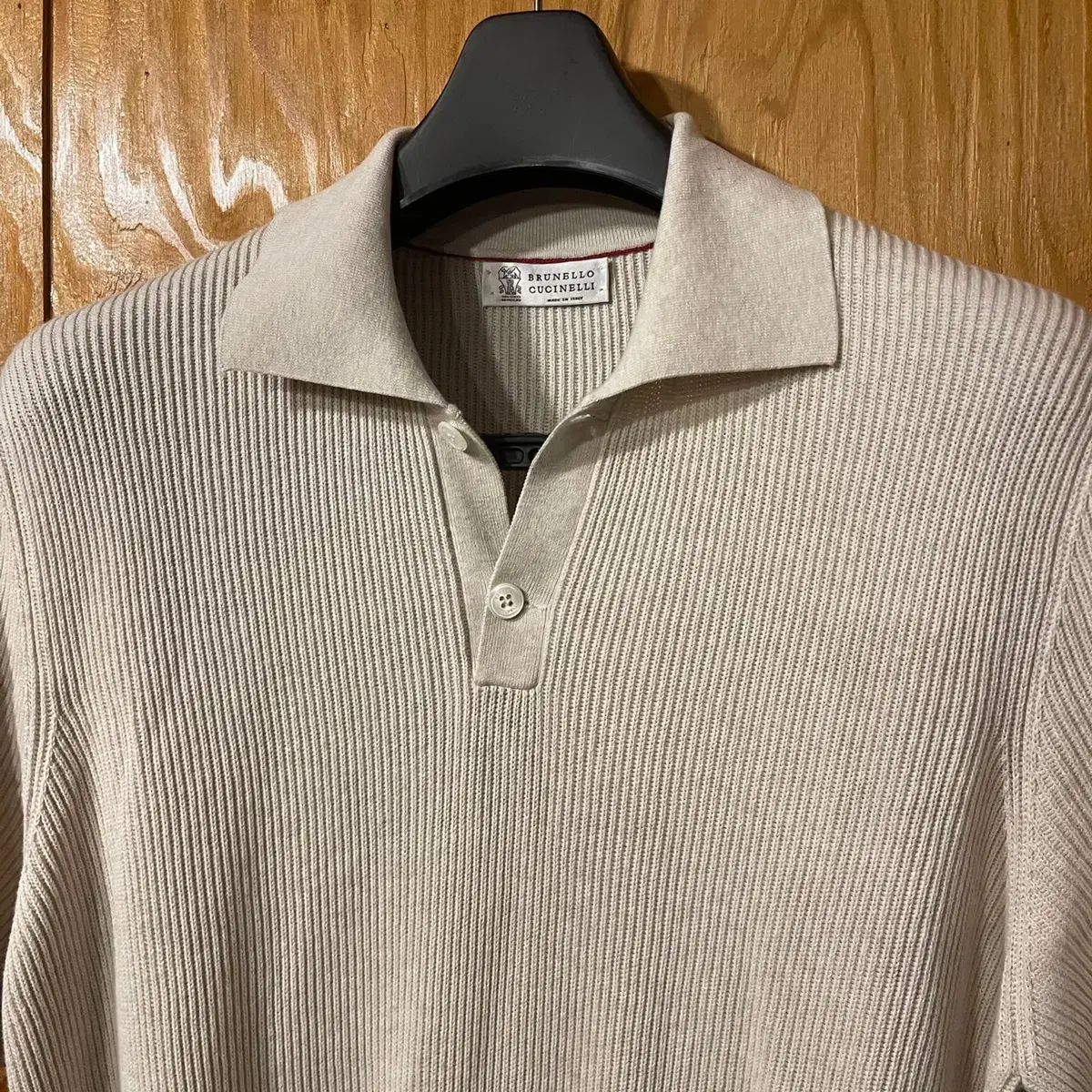 Brunello Cucinelli Knit Polo Shirt in Carati