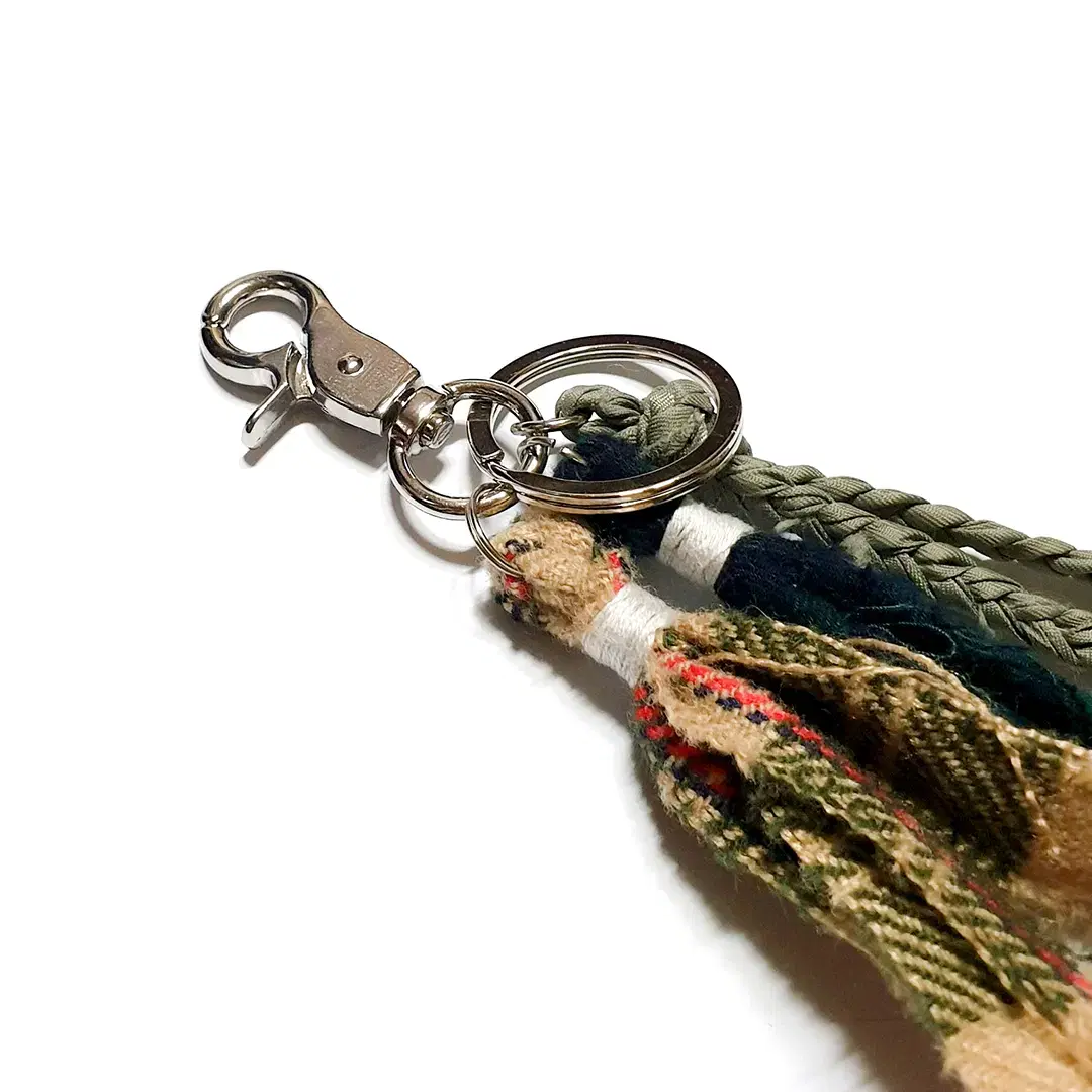 PARACHNE Weaving Key Chain BLACK W #029