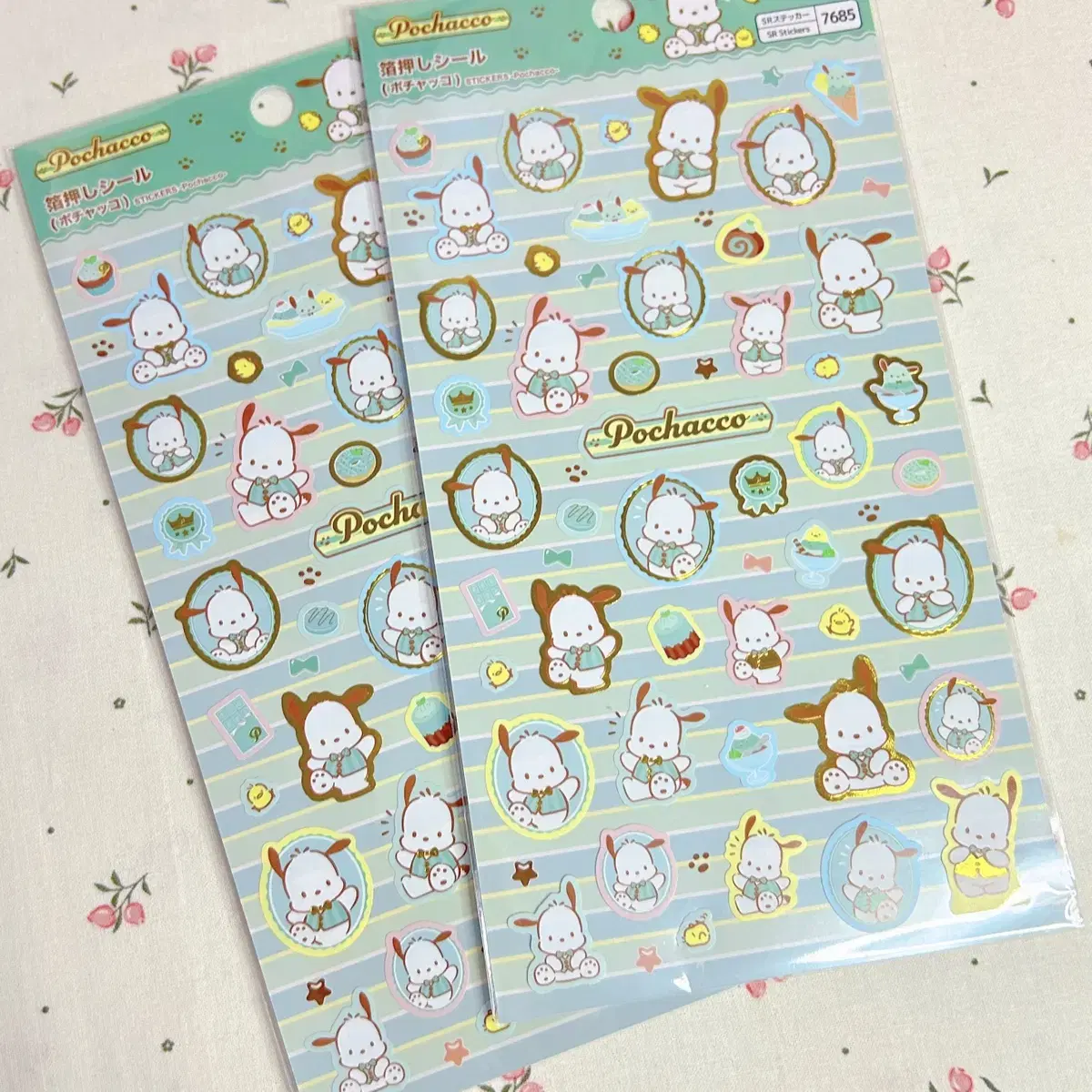 Japanese genuine Pochacco seal sticker