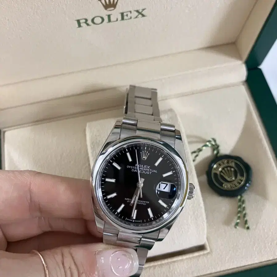 롤렉스 오이스터퍼페츄얼 블랙 다이얼36mm