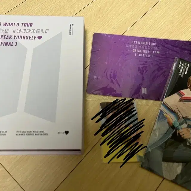 LOVE YOUR SELF SPEAK 콘서트 DVD 풀셋 팔아요