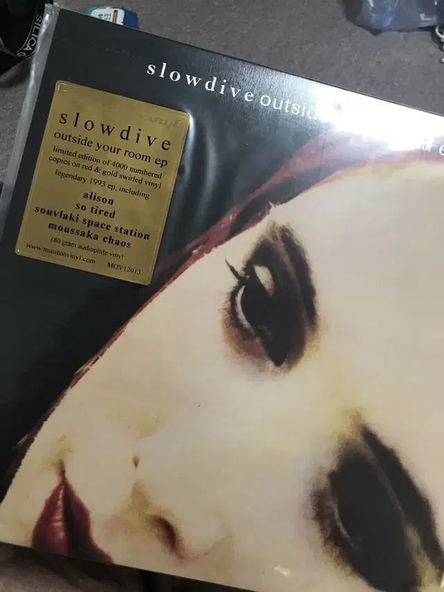 slowdive 슬로우다이브 lp 한정반 (레드골드)