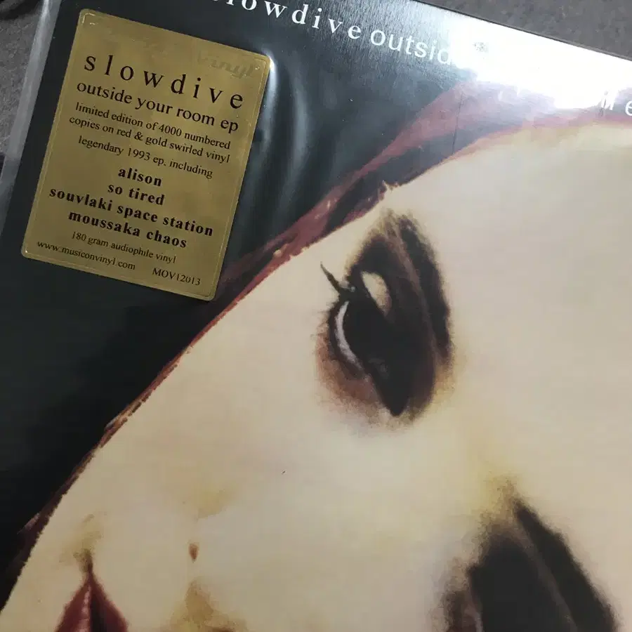 slowdive 슬로우다이브 lp 한정반 (레드골드)