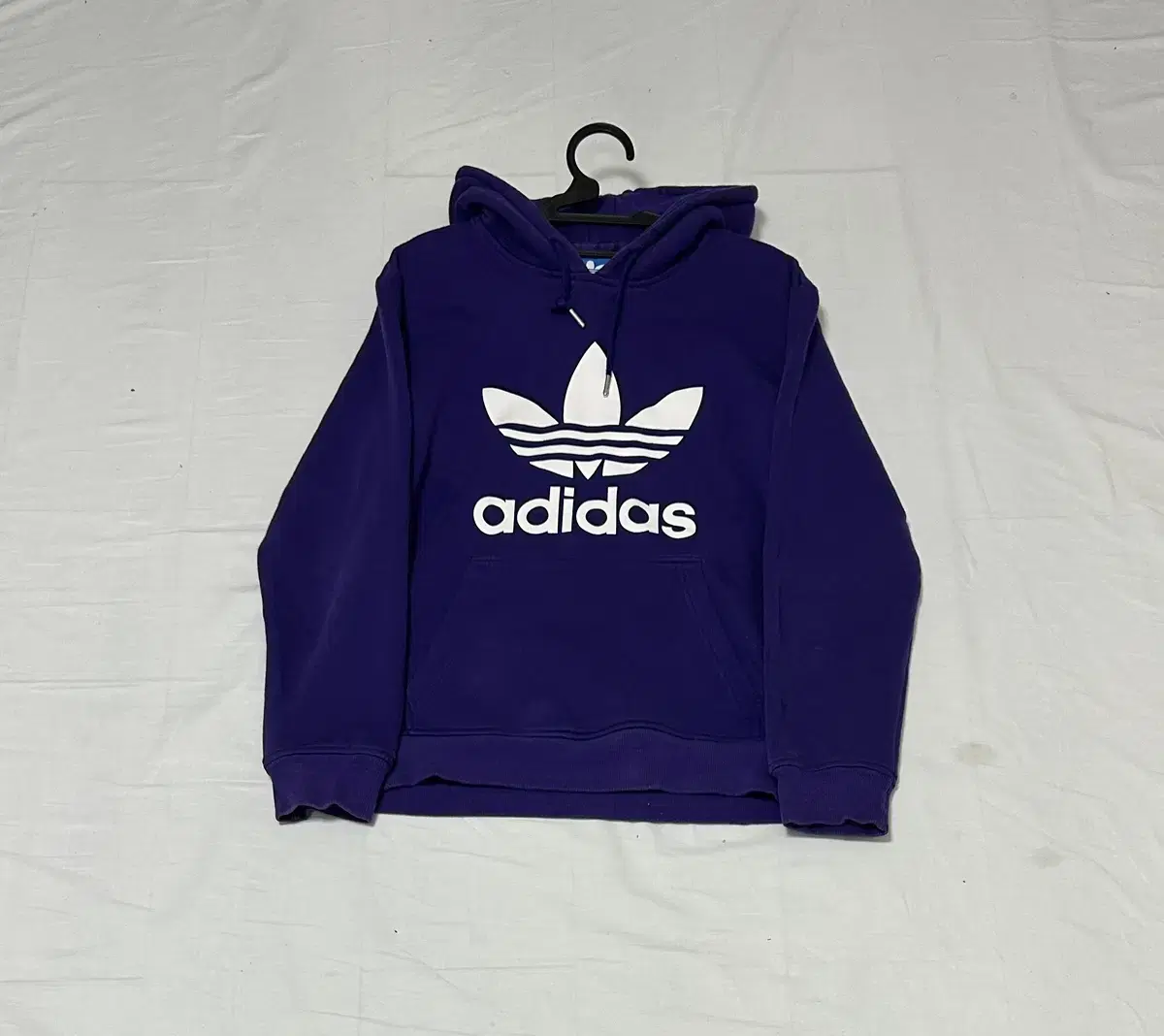 adidas Big Trefoil Purple Hoodie