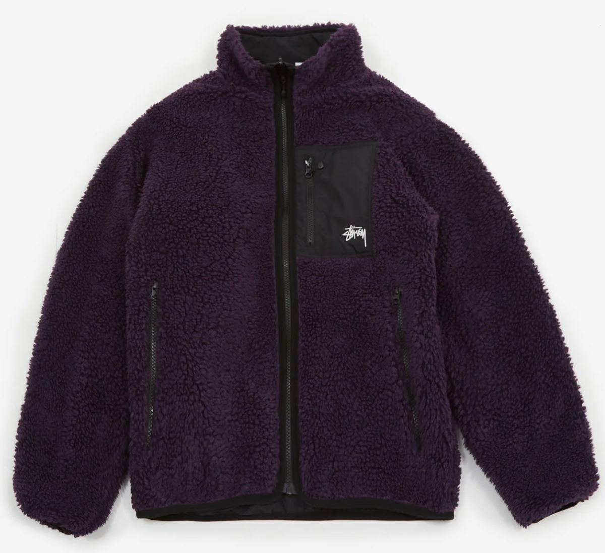 [S M L] Stussy Reversible Sherpa Sherpa Reversible Jacket