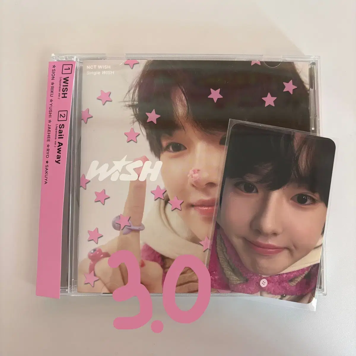 NCT wish Sakuya Japan Private Vahn album Set