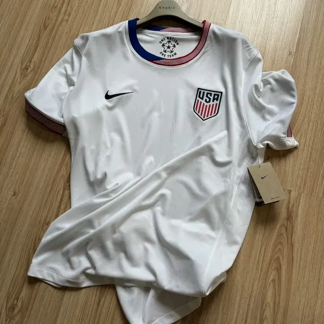 Nike USA 축구 상의 USMNT 2024 스타디움 홈