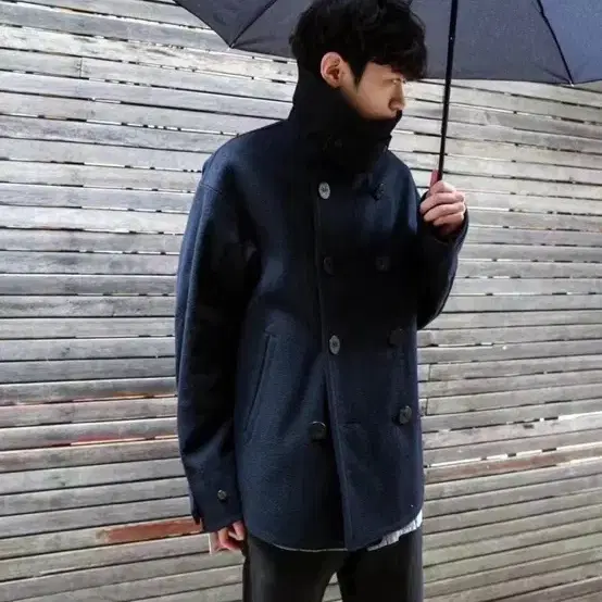 [3]비즈빔22SS Pollack P.Coat(melton)피코트