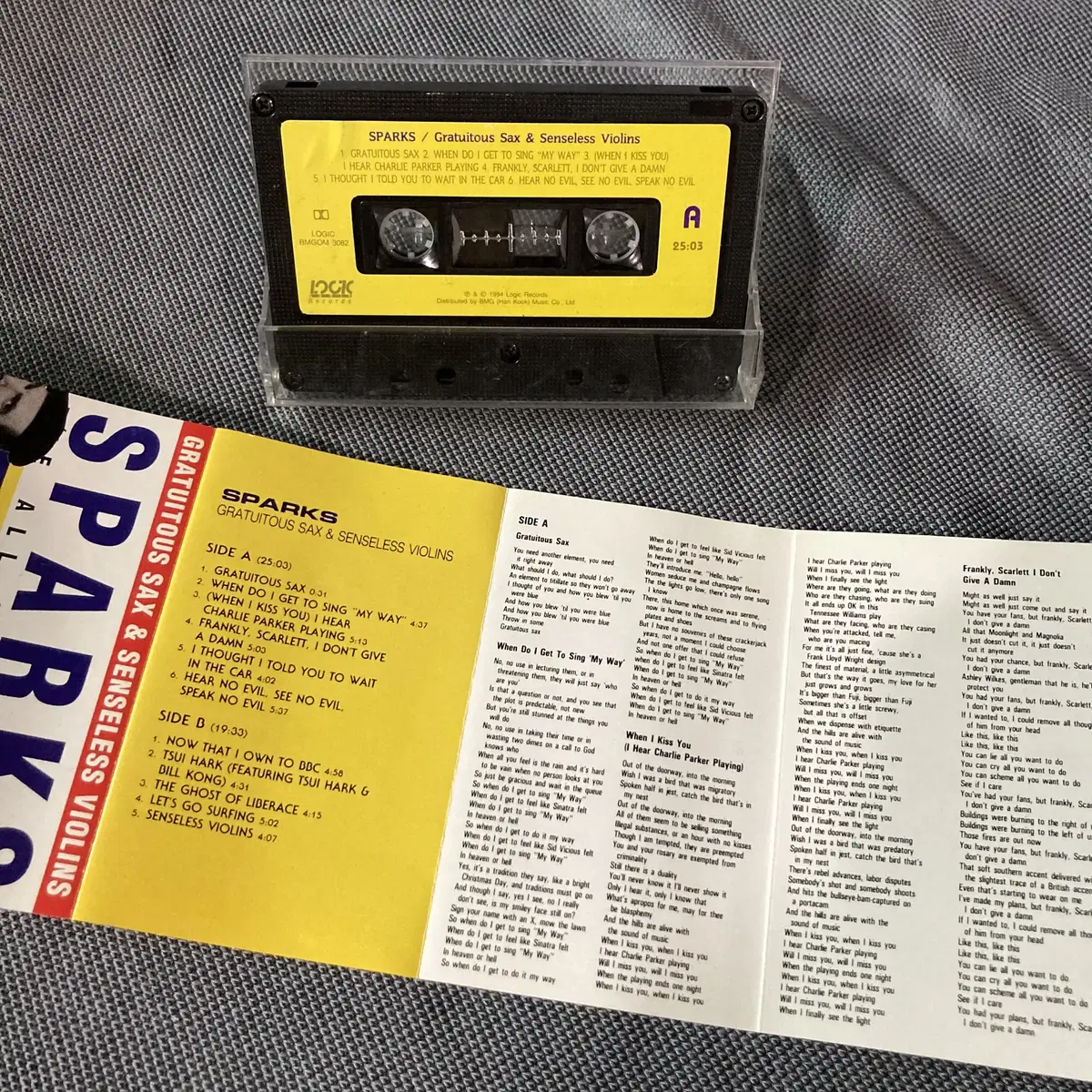 [중고음반/TAPE] 스팍스 SPARKS 16집 카세트테이프