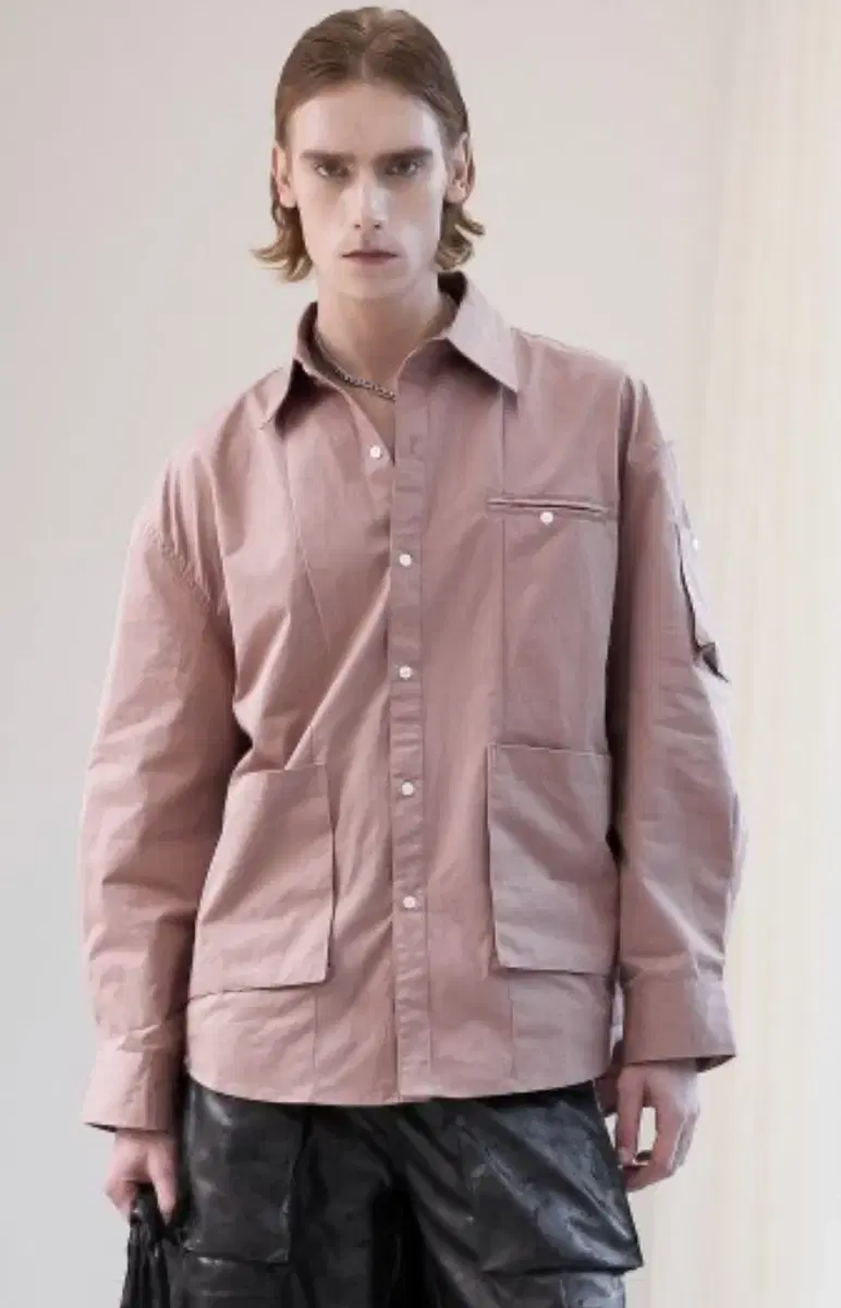 (new) lew onda jetted pocket shirt indie pink