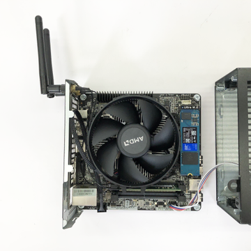 ASRock Deskmini A300 Ryzen5 3400G RAM32GB SSD500GB CPUクーラーIS-40X