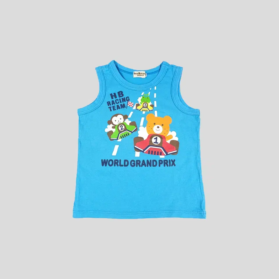 Mickey House Hot Biscuit Sky Blue Sora Color Light Blue Children's Kids Nashi Sleeveless