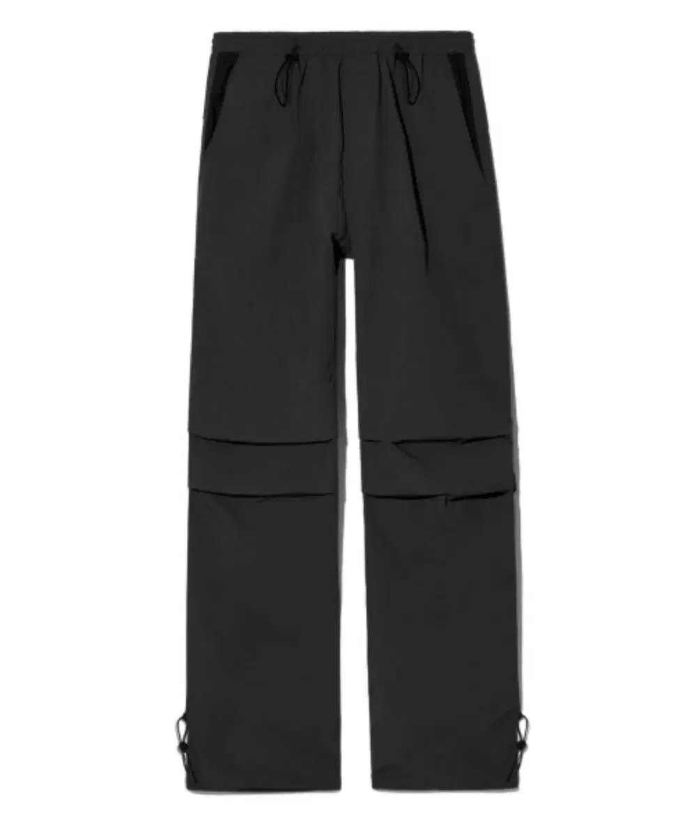 Lorez Nylon Over Pants - Black