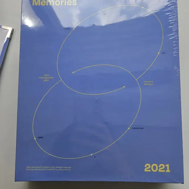 방탄소년단 메모리즈 2021 dvd