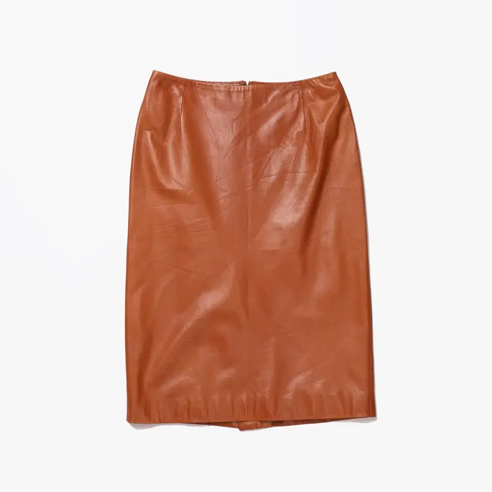 K of KRIZIA Leather Skirt