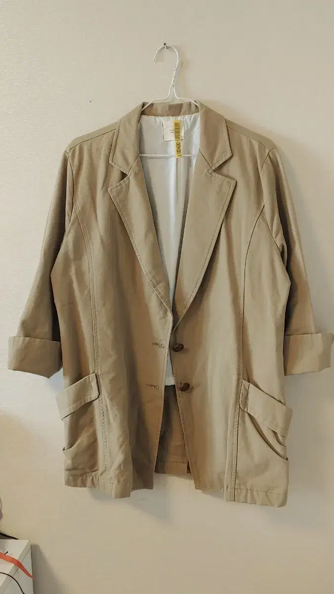 Beige cotton jacket