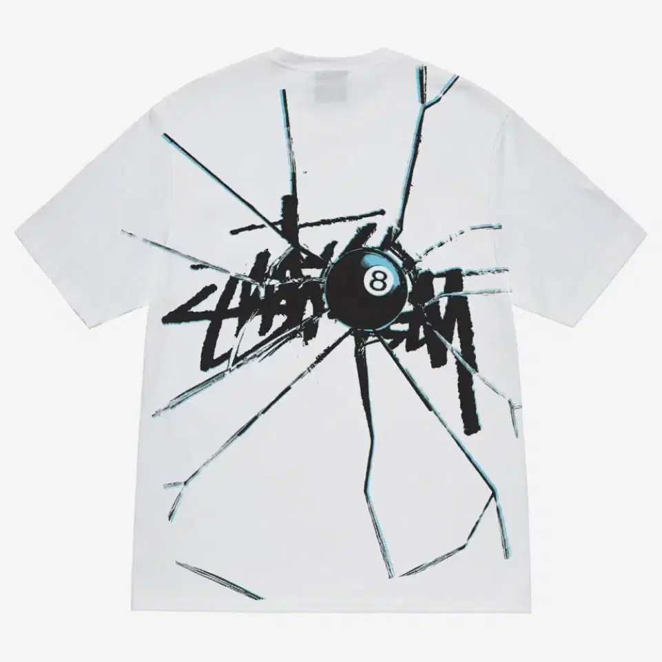 스투시 Stussy Shattered T-Shirt White 사이즈S