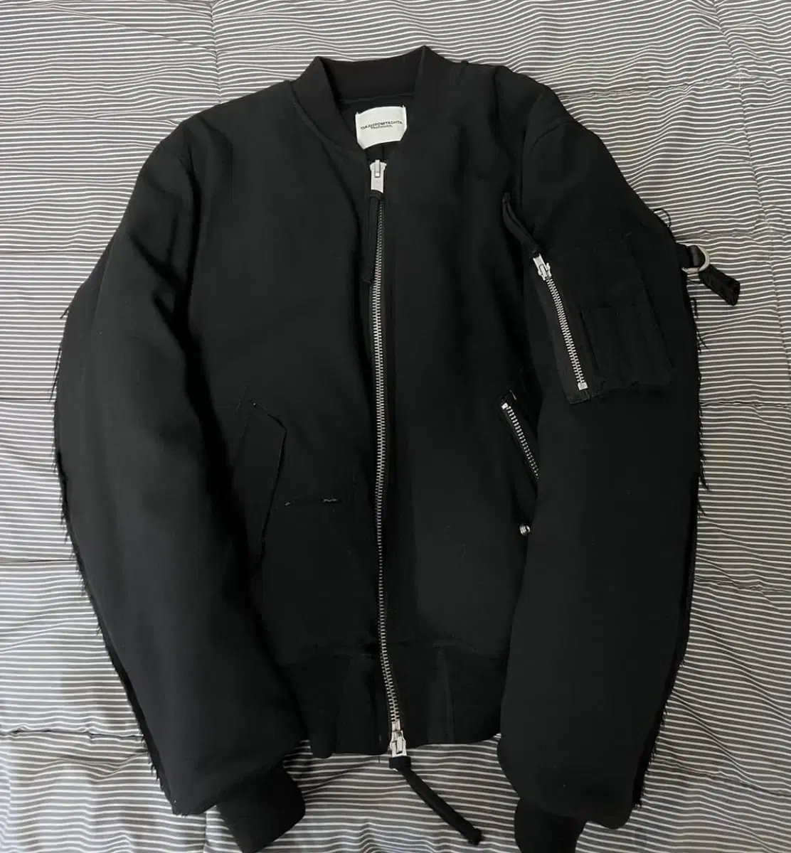 (50) Soloist Leather Tab Bomber