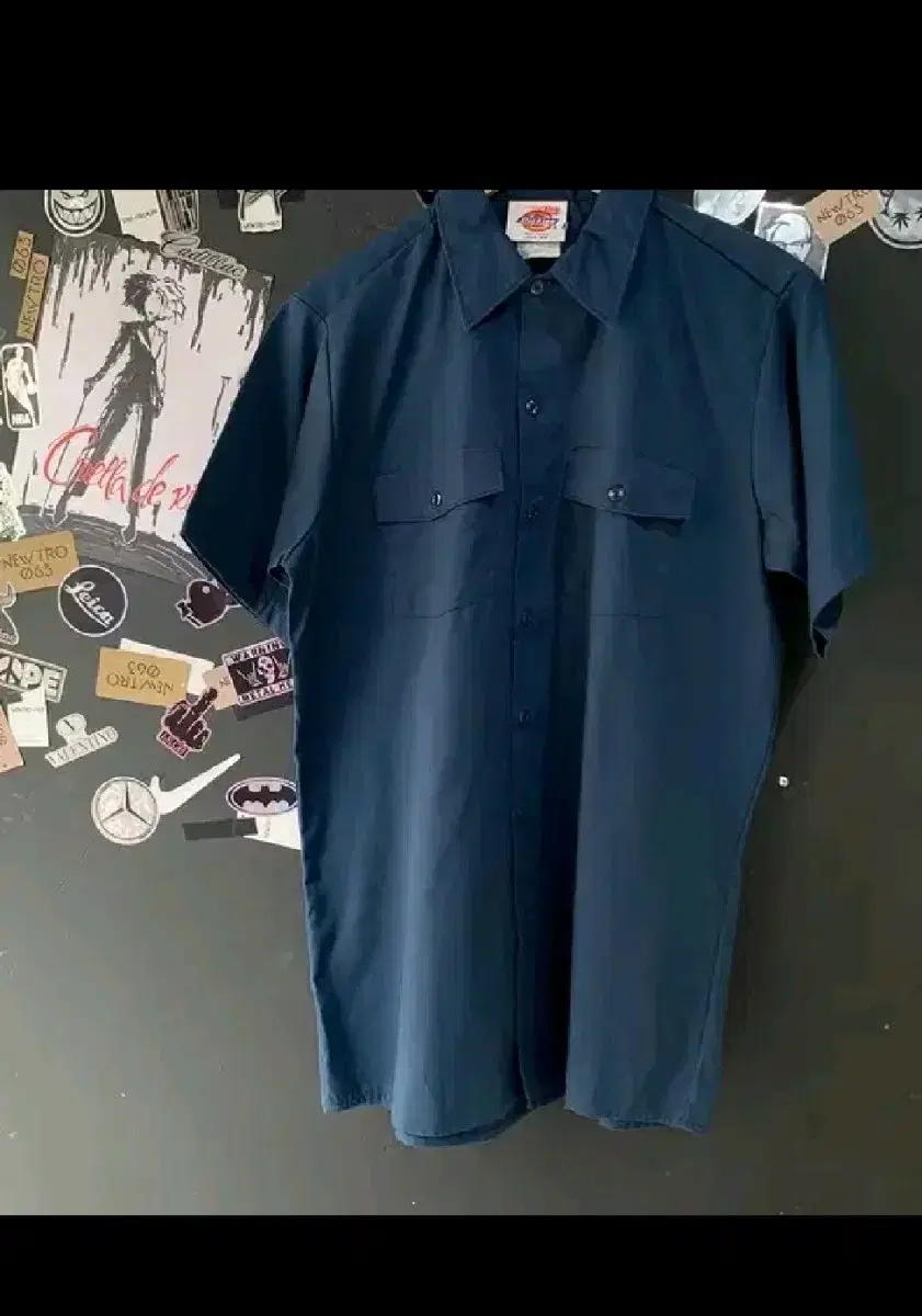 Dickies short sleeve work shirt. L, 100