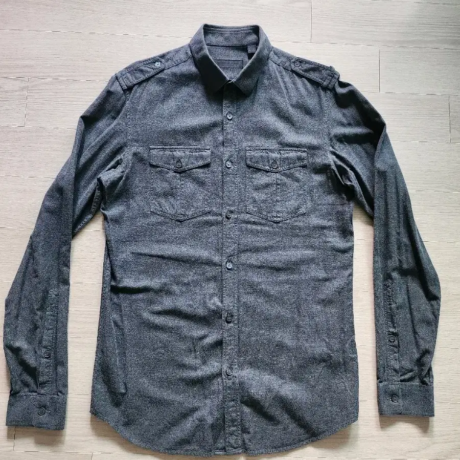 정품 Burberry Prorsum Military Shirt-15.5