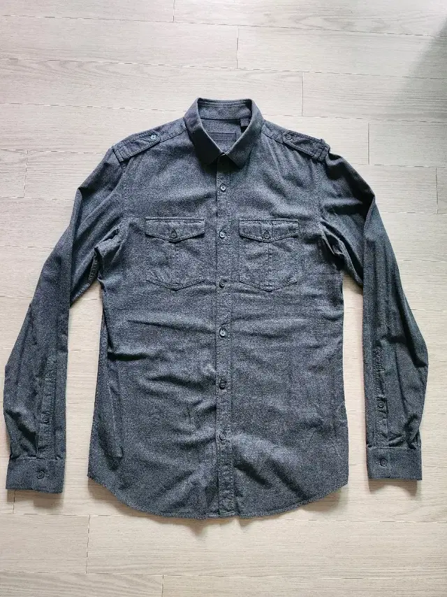 정품 Burberry Prorsum Military Shirt-15.5