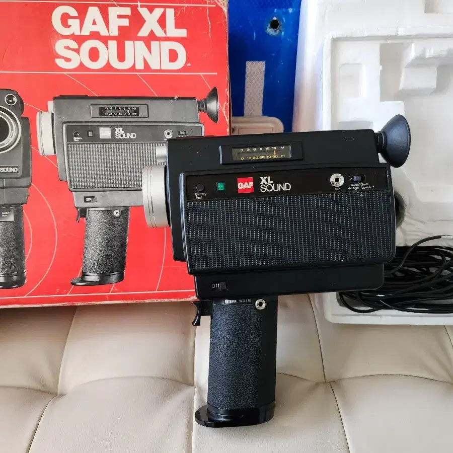 빈티지 GAF XL Sound Super 8 무비카메라 8mm