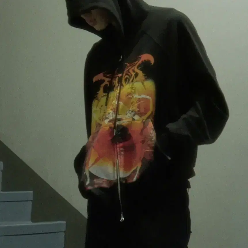 선데이오프클럽 Dancing Devils 2-way Zip Hoodie