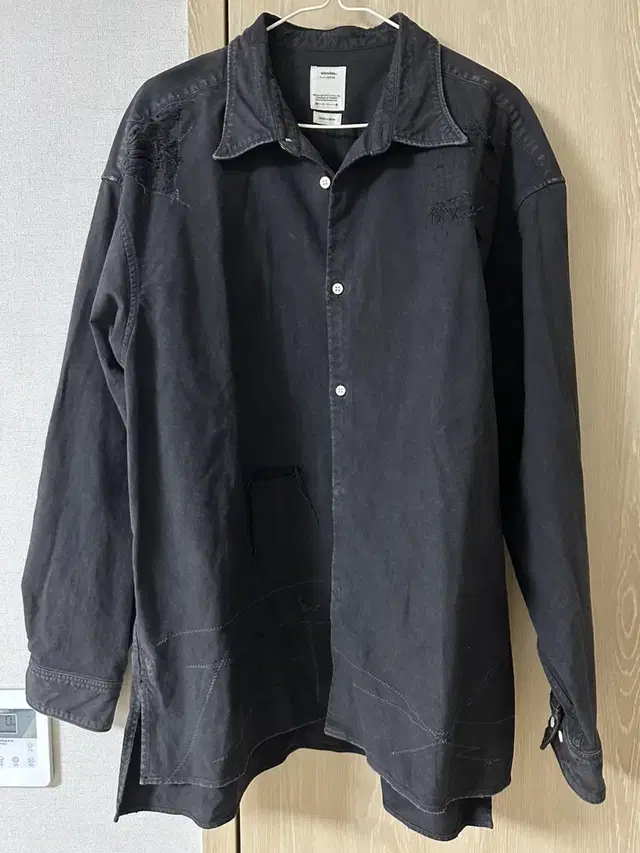 비즈빔 셔츠VISVIM 21 TRAVAIL SHIRT L/S CRASH