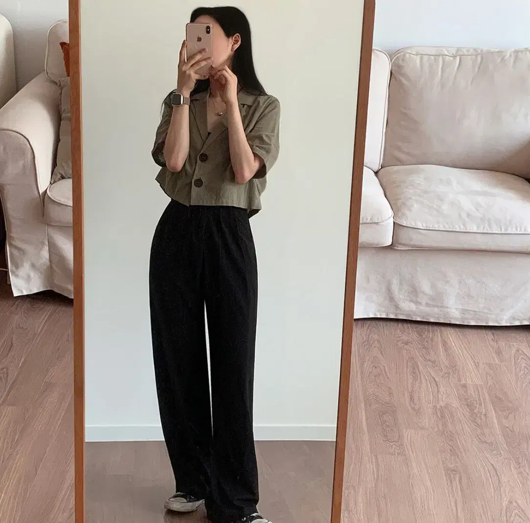 LEE YEOREUM Spanx Slacks Long M