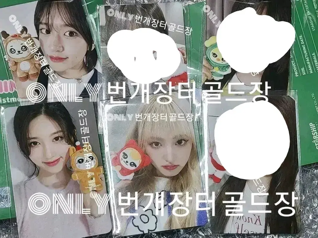 아이브 미니브 포카 인형 안지 체리 달이 나오리 치즈 이랑이 장원영 유진