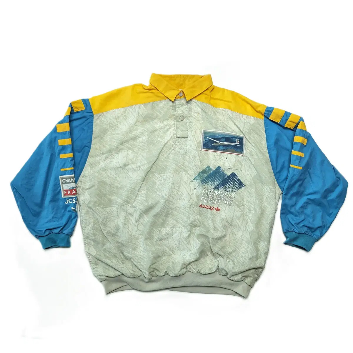 90s Adidas Chamonix Cross Country Pullover Jacket