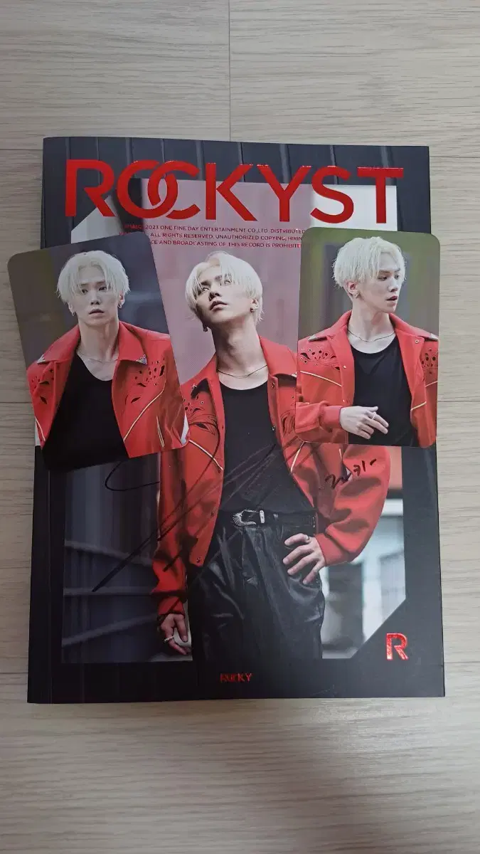 Rocky ROCKY sign album Not sold in stores