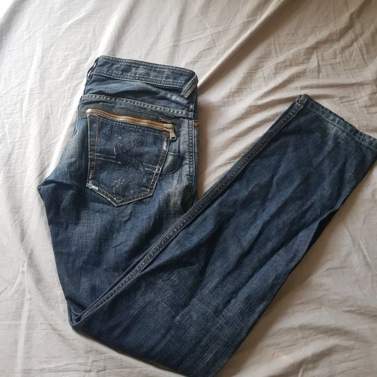 SLAMMER denim jeans in diesel made in Italy