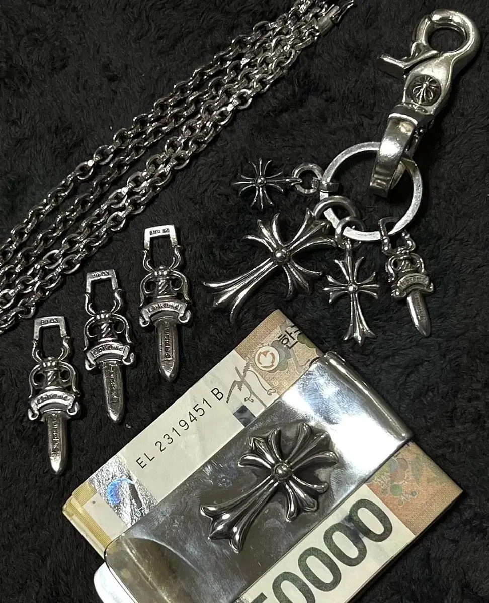 ChromeHearts Cross Money Clip