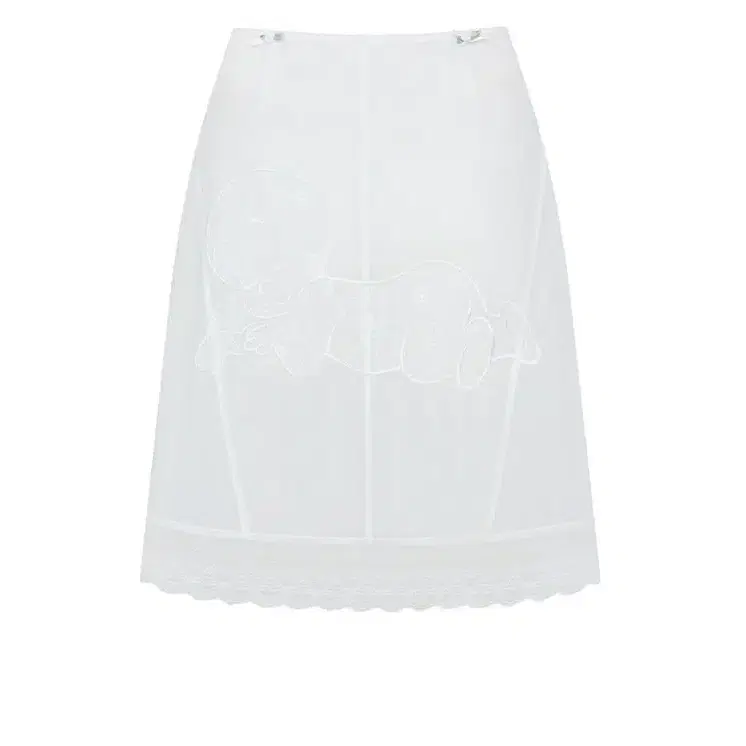 스컬프터Casper Ghost Midi Skirt Ghost XS