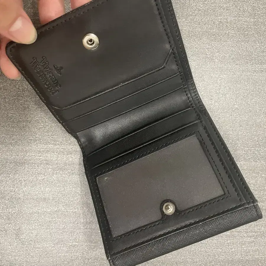 비비안웨스트우드 여성 반지갑 DERBY SMALL WALLET BLACK