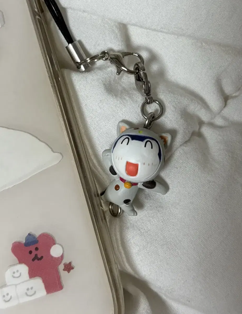 Keroro Cat Tamama Lined keyring Sold individually