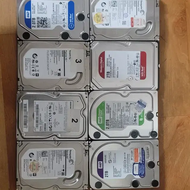 행사)HDD 500G 1TB 2TB 저렴하게 판매합니다