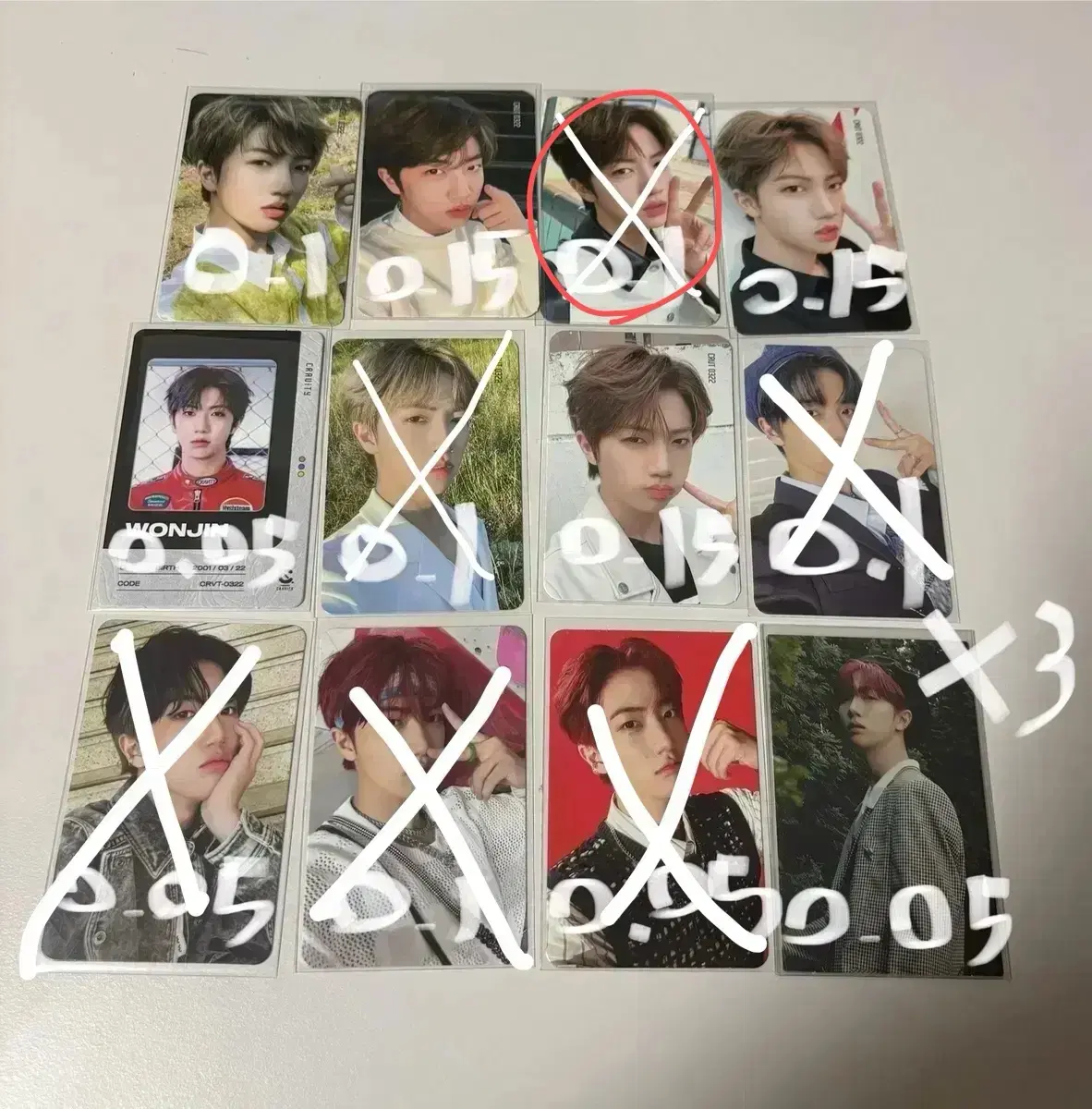 Cravity ham wonjin photocard wts