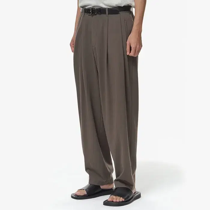 [비얼디드키드] Banding Silhouette Pants_Brown