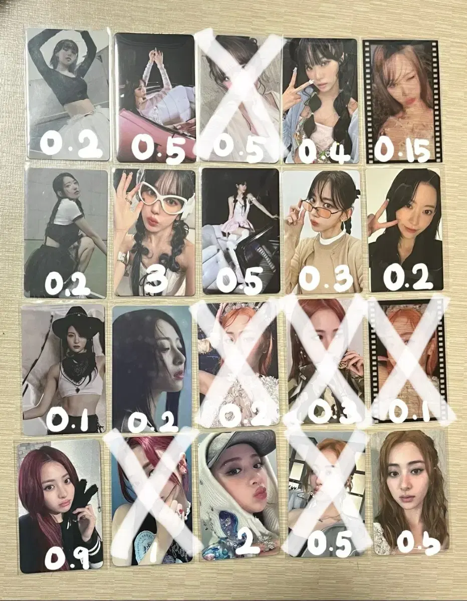 Le sserafim photocard wts chaewon kura yunjin zuha eunchae e.ji alpo unreleased photocard