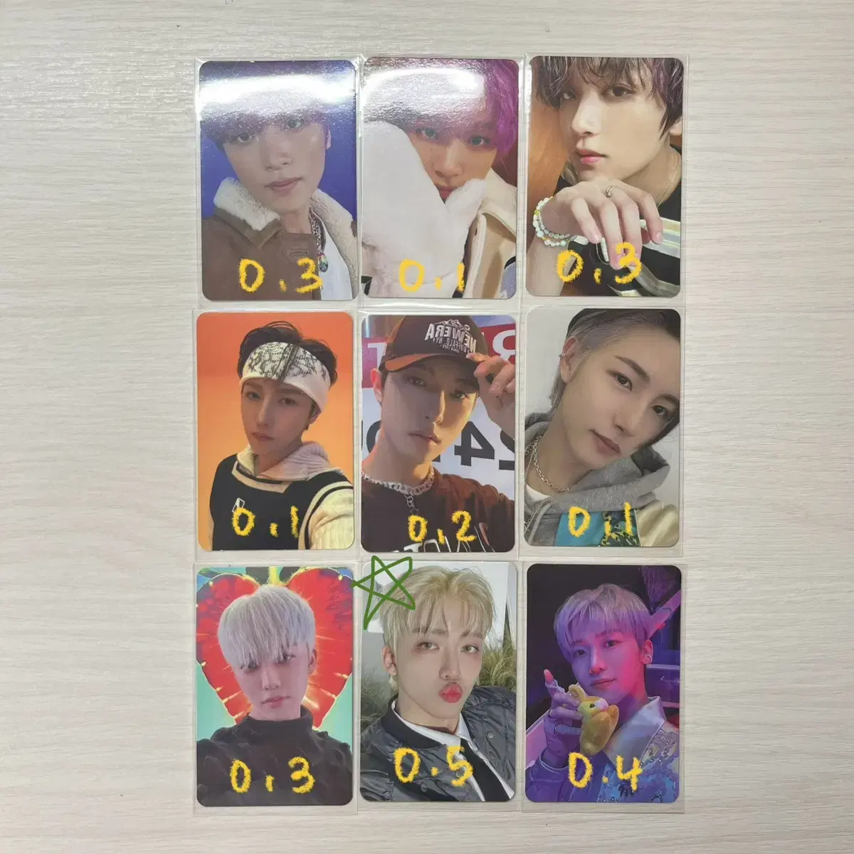 Haechan renjun jaemin photocard candy smoothies smcu flavored beatboxes