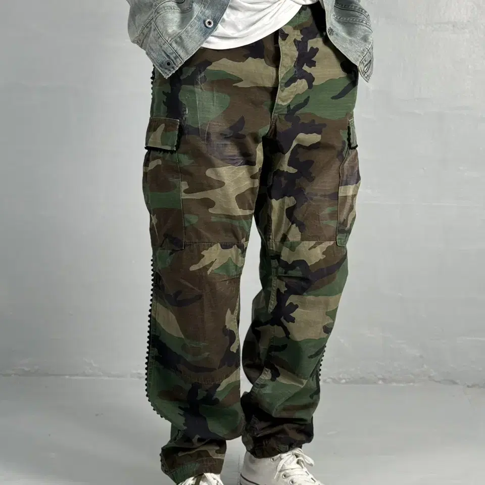 vintage custom camouflage pants