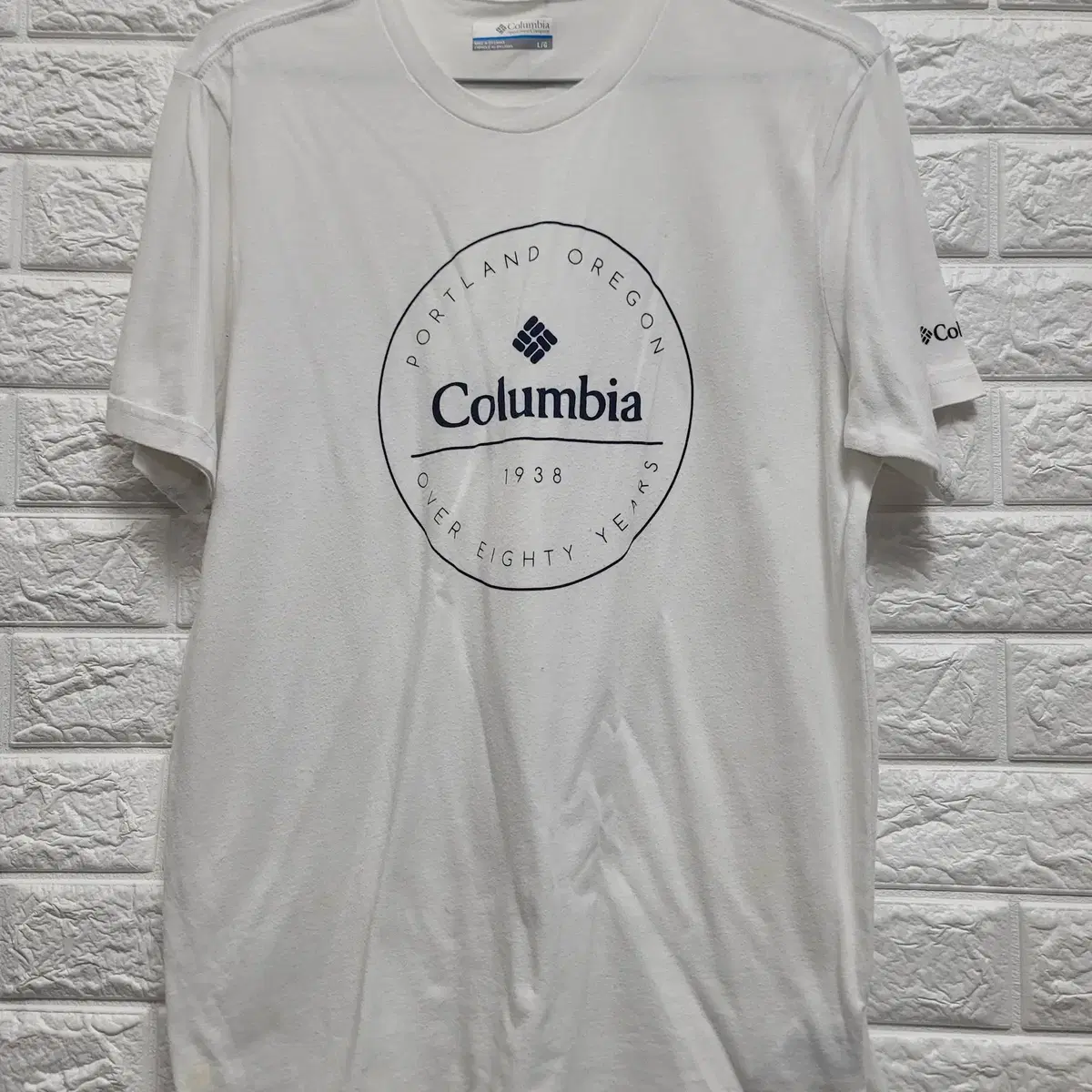 L-(Columbia)콜롬비아 남자 반팔 라운드 티셔츠 52*68