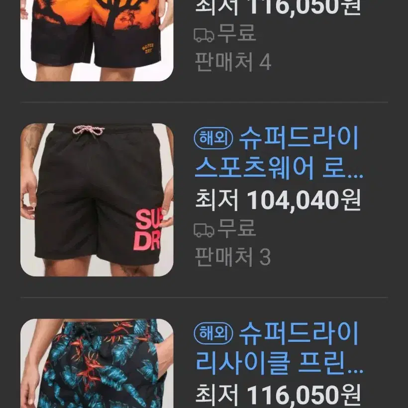 슈퍼드라이 SUPERDRY 에너지 그래픽 스윔팬츠 수영복반바지