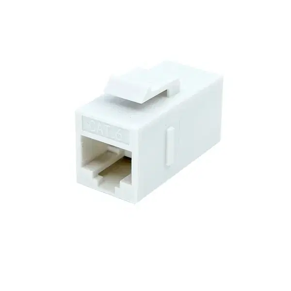 CAT6 UTP 키스톤형 RJ45 I형 커플러 화이트 1개