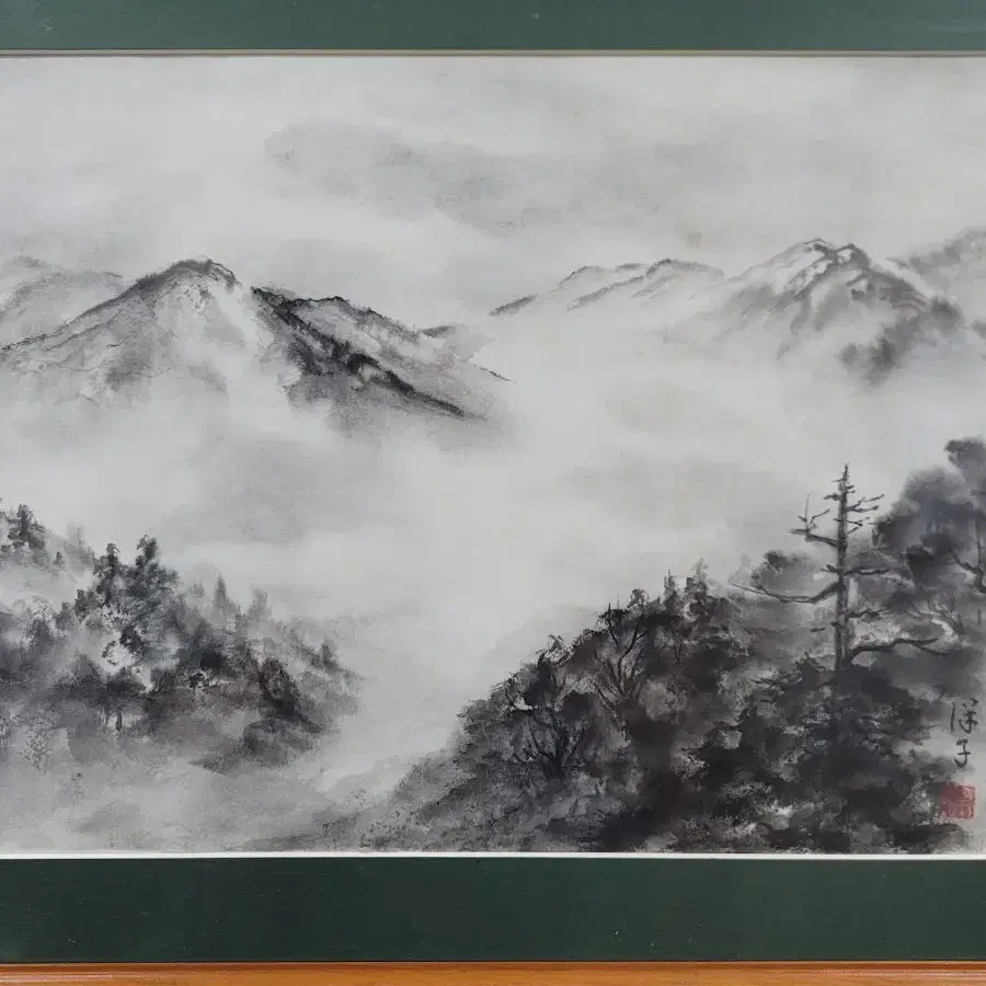 동양화 수묵화 그림 산수화